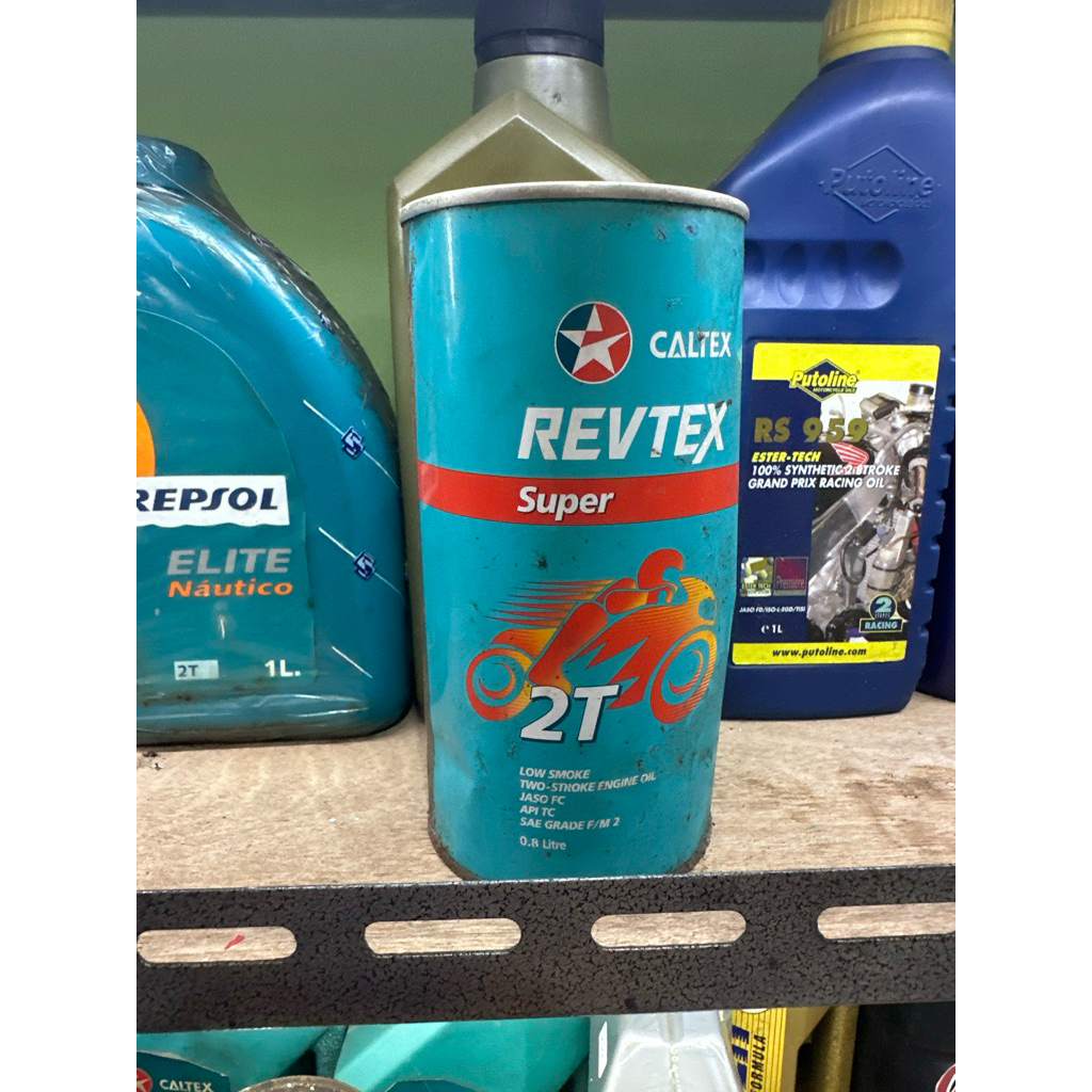 oli samping CALTEX SUPER 2t original stok lama