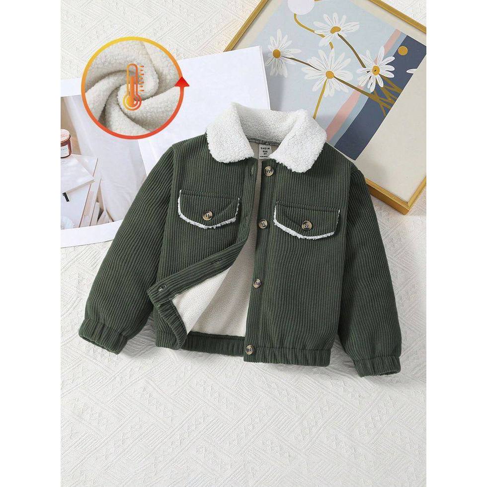 JAKET CORDUROY ANAK - JAKET LAPIS BULU ANAK PEREMPUAN BAHAN LEMBUT USIA 1-12 TAHUN