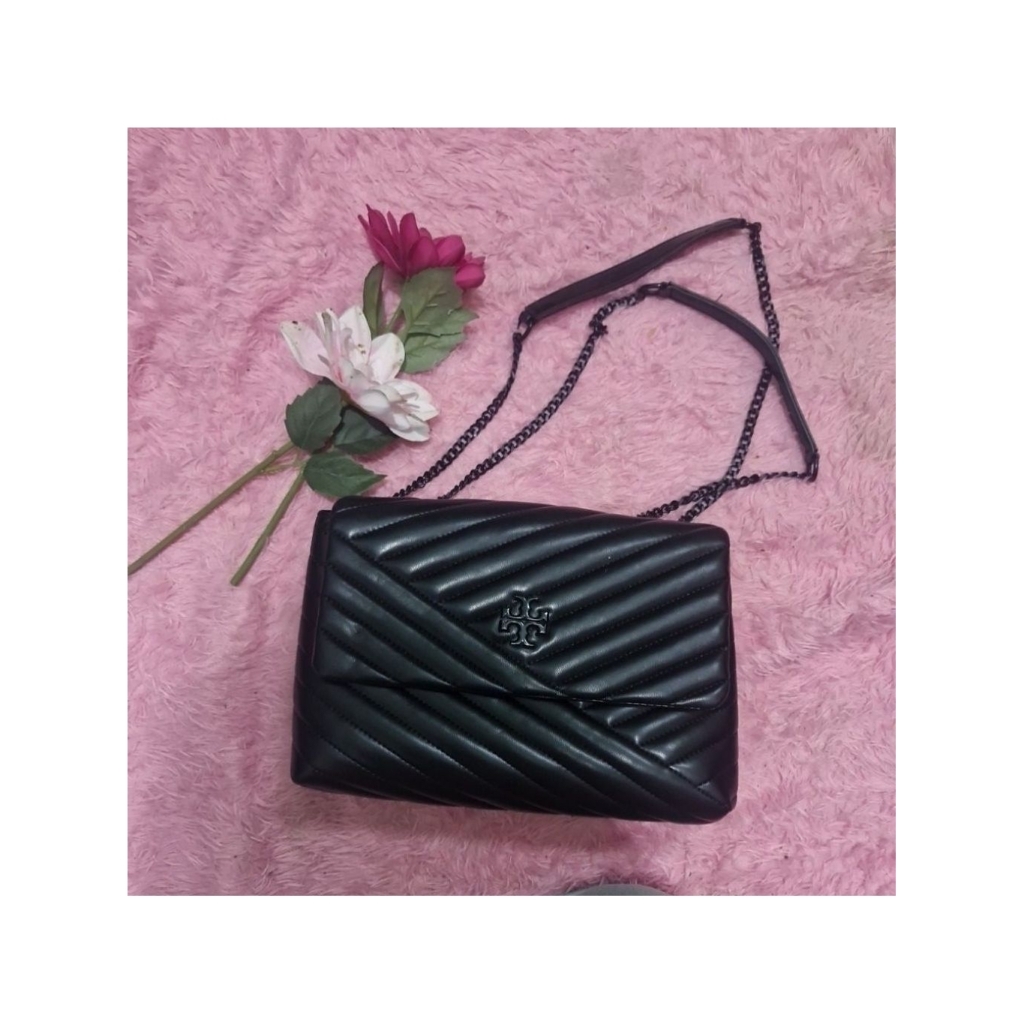 Tory Burch Kira Chevron Black preloved