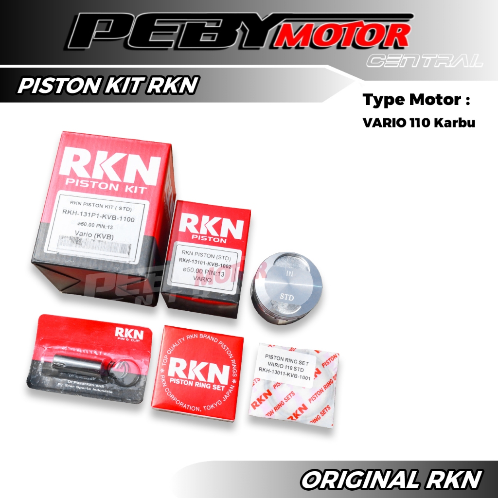 Piston Kit RKN Vario 110 Karbu