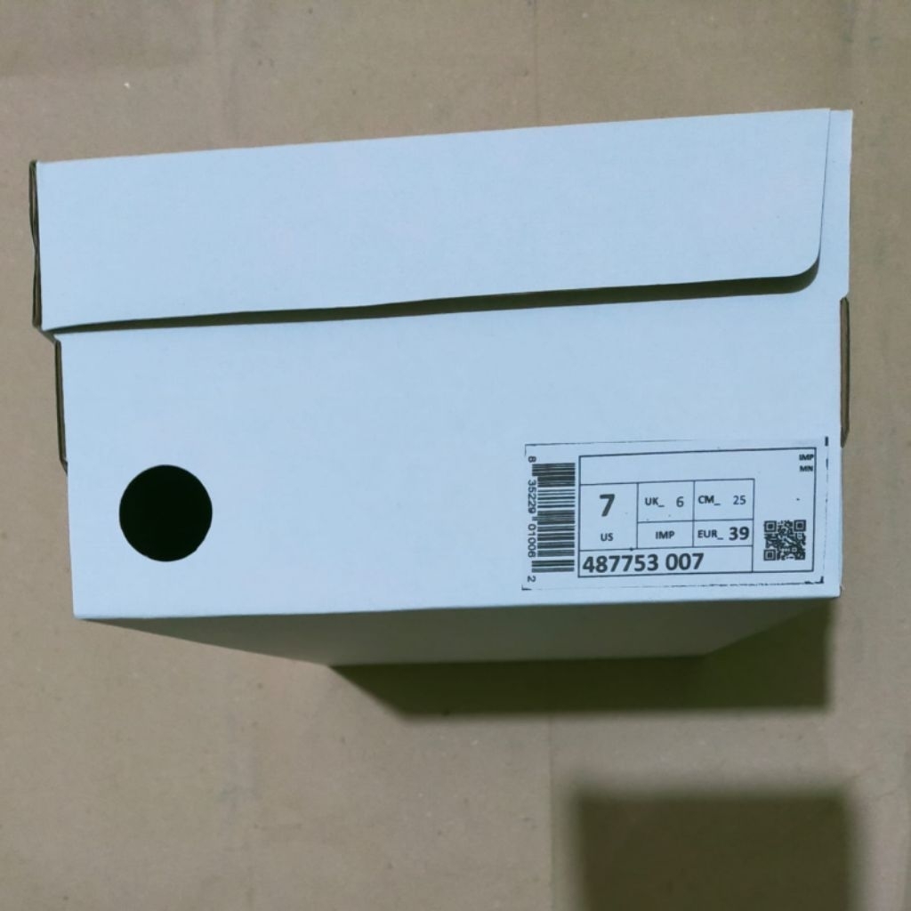 STICKER SIZE SEPATU SANDAL BOX LABEL INNER BOX