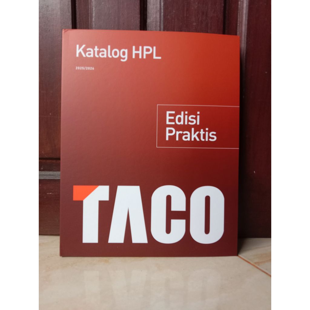 KATALOG HPL TACO EDISI PRAKTIS 2025-2026 ORIGINAL TERBARU / PVC SHEET 2025-2026 / ECO HPL RENCENG 20