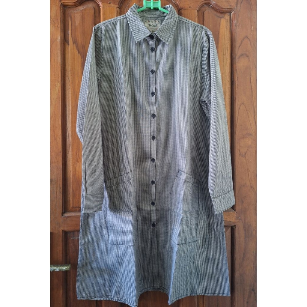 Tunik Triset Katun Kotak