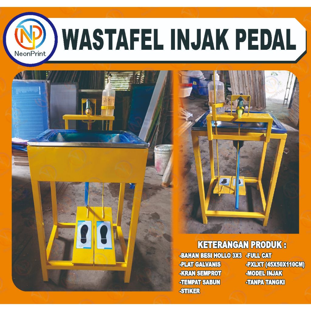 WASTAFEL CUCI TANGAN MODEL INJAK PEDAL