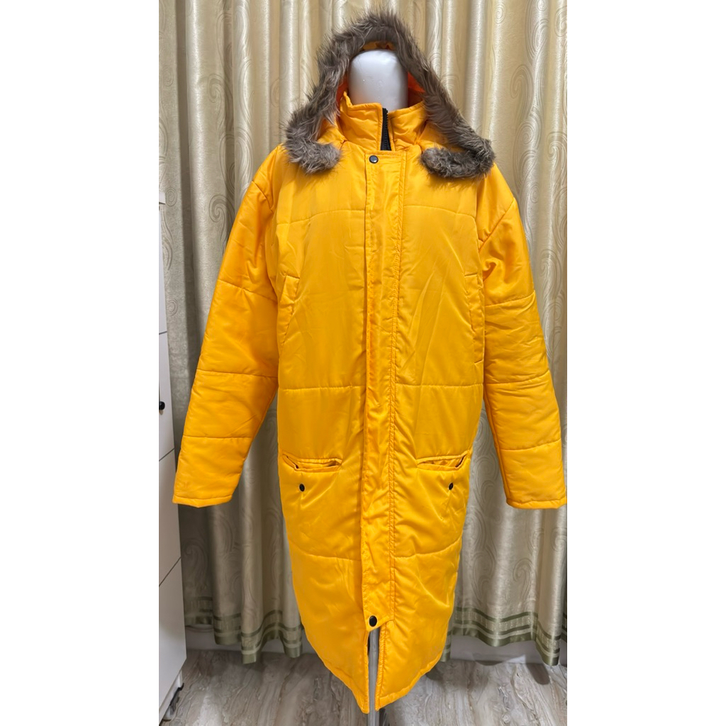 Preloved Jacket Mantel Winter - Kuning Bulang / Down