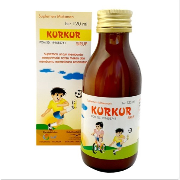Sirup Vitamin Anak Penambah Nafsu Makan KURKUR 120ml