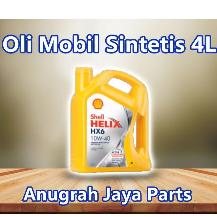 Oli Shell Helix HX6 10W-40 (4L) Oli Mesin Mobil Bensin