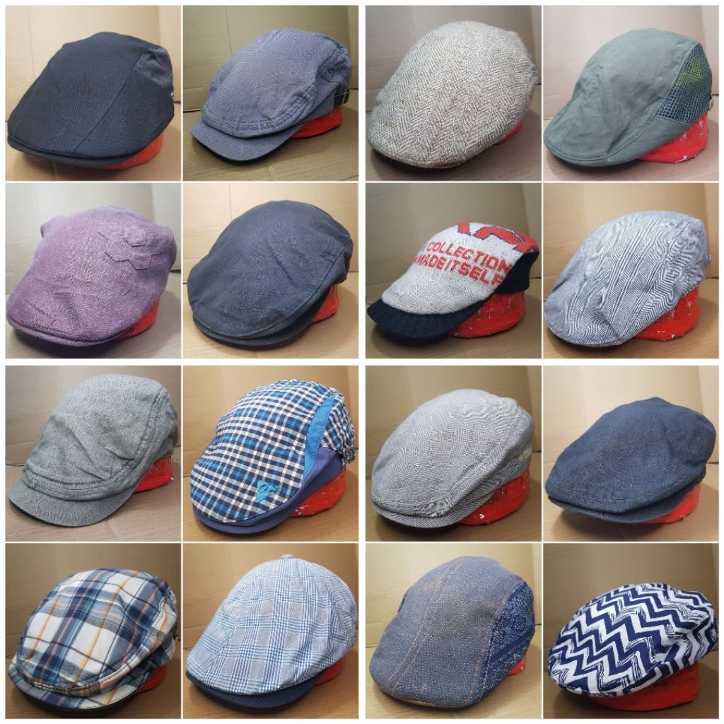 ( CPBR ) Flat Cap , FlatCap , Topi Copet , Topi Pet , Topi Seniman Brand , Vintage