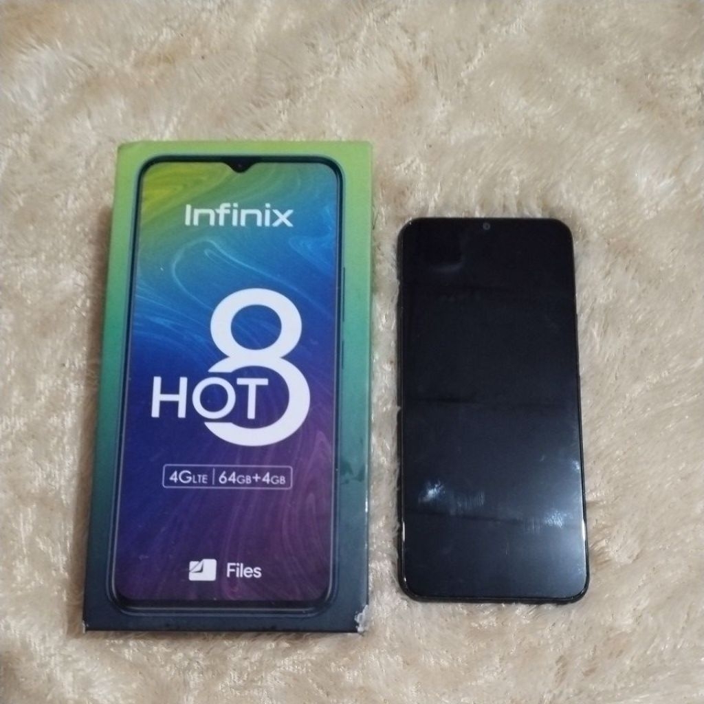 infinix hot 8 4G 64 GB+4GB second