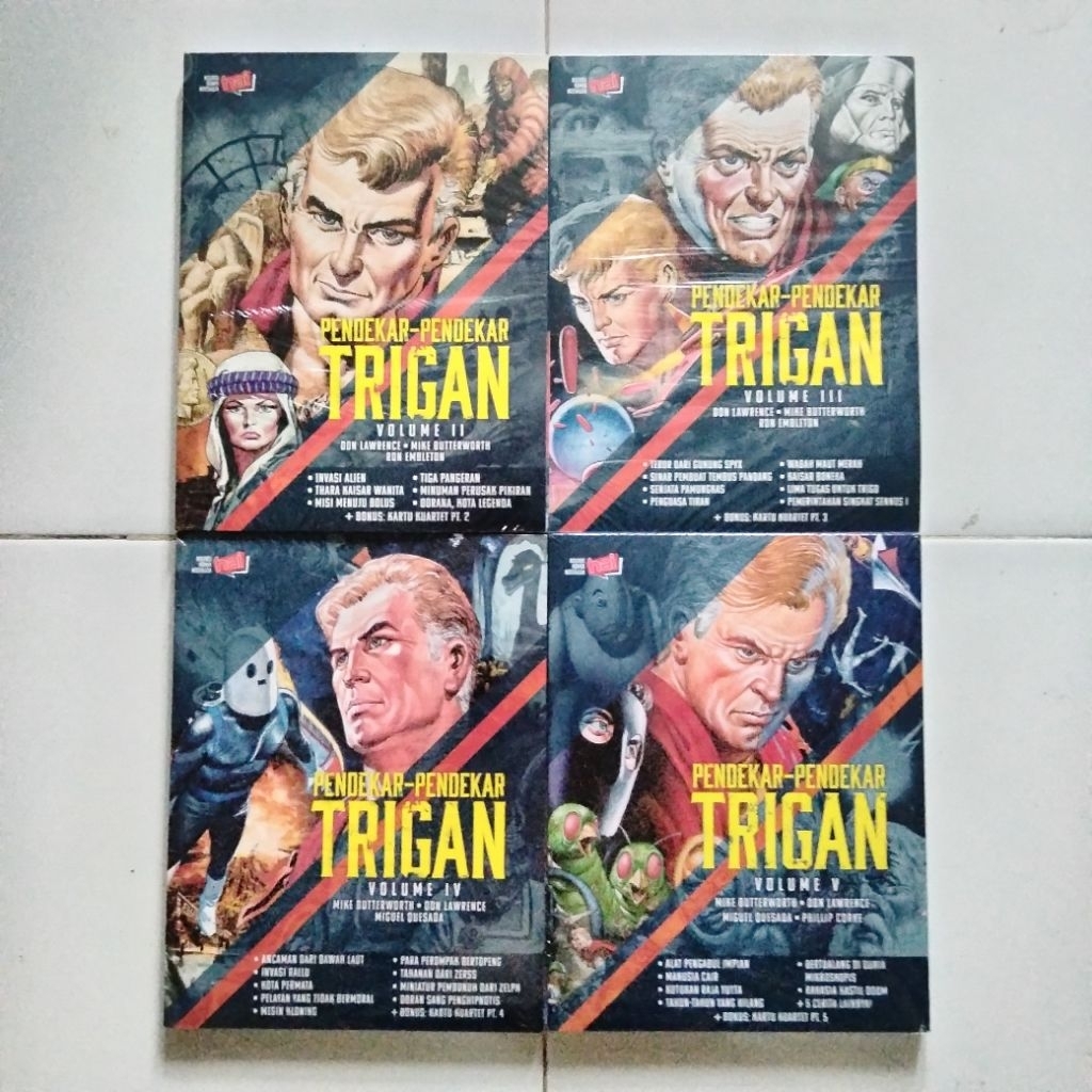 Komik Nostalgia - Pendekar-Pendekar Trigan  - Volume 2 3 4 5 - Penerbit Hai