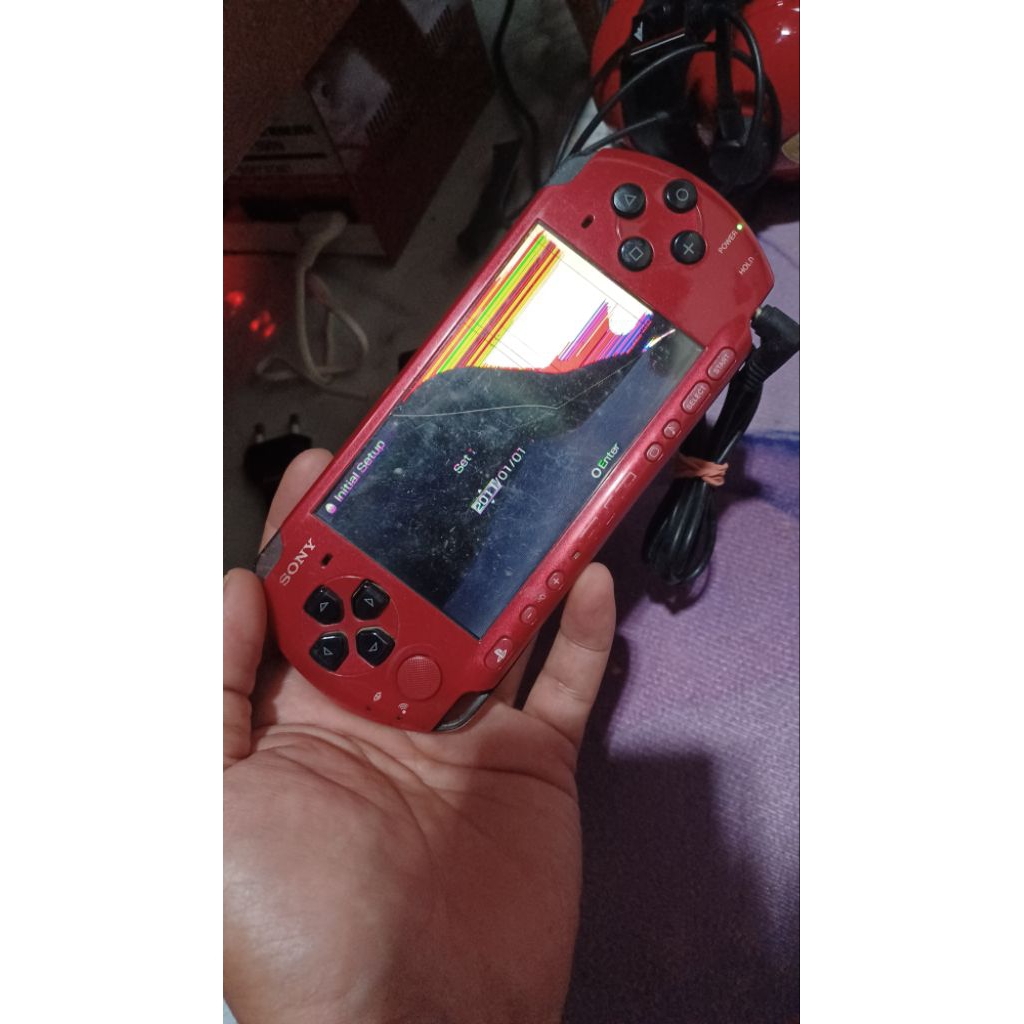 Psp Slim 3006 MINUS LCD PECAH