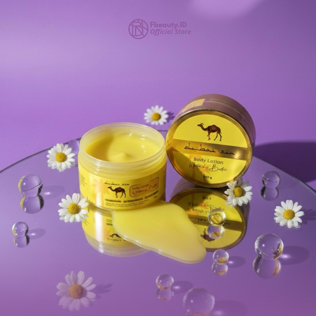HB DUBAI ORIGINAL | Whitening Body Lotion Booster Terbaik | Cerah 7 Hari | BPOM | Aman Untuk Kulit S
