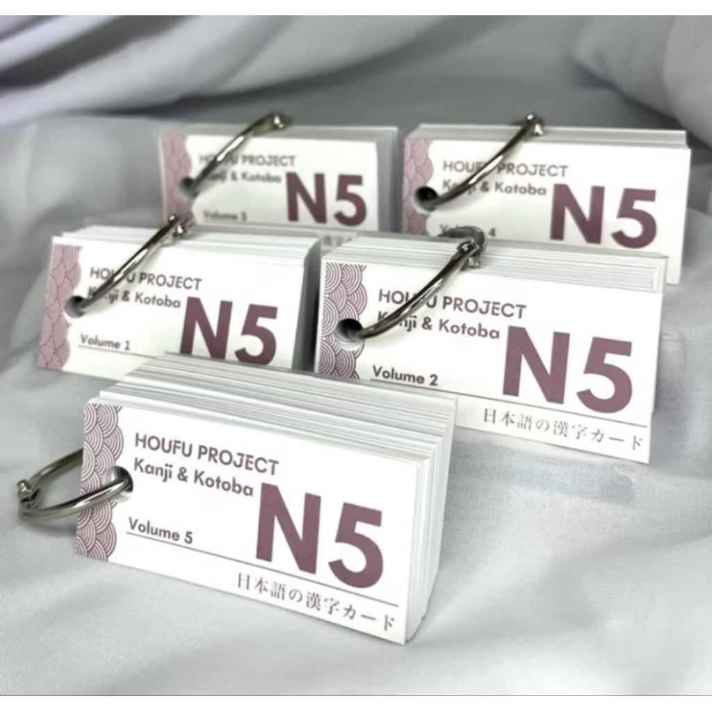 (410 kanji ) FLASH CARD KANJI & KOTOBA N5