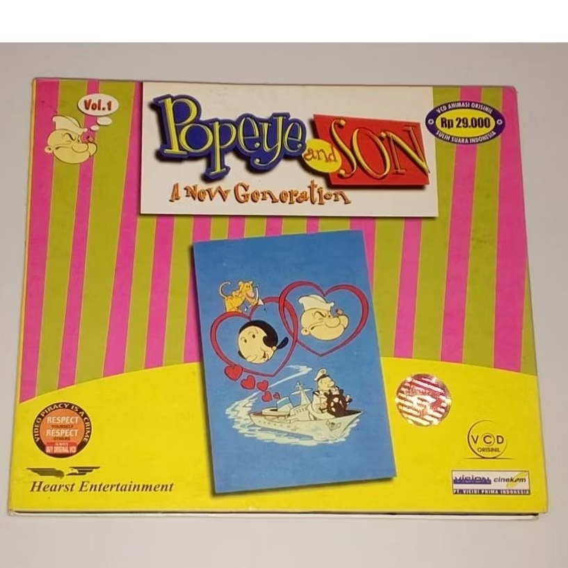 VCD Original Popeye And Son