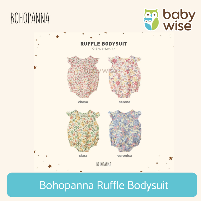 Bohopanna Ruffle Bodysuit - Jumper Bayi
