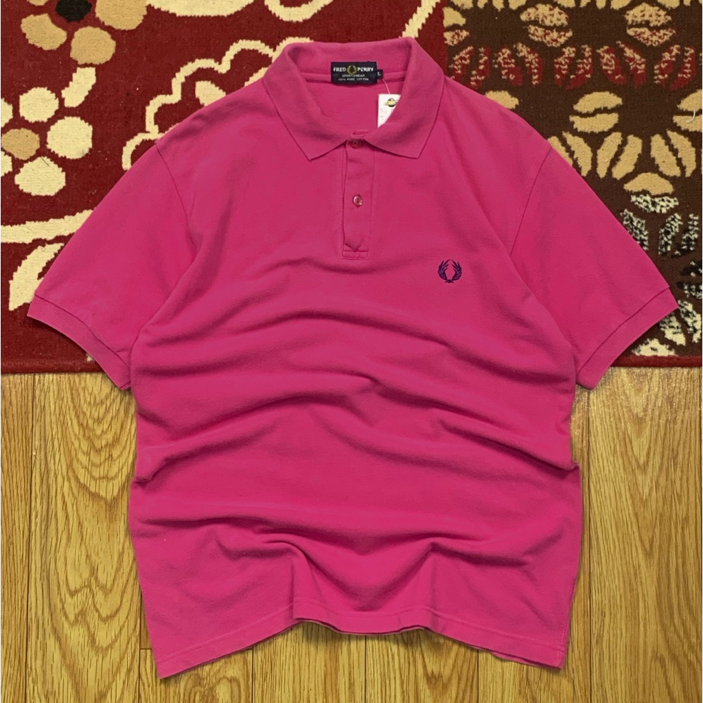 FRED PERRY POLO SHIRT SIZE L | POLOSHIRT FRED PERRY | KAOS POLO FRED PERRY | POLO FRED PERRY | KAOS 
