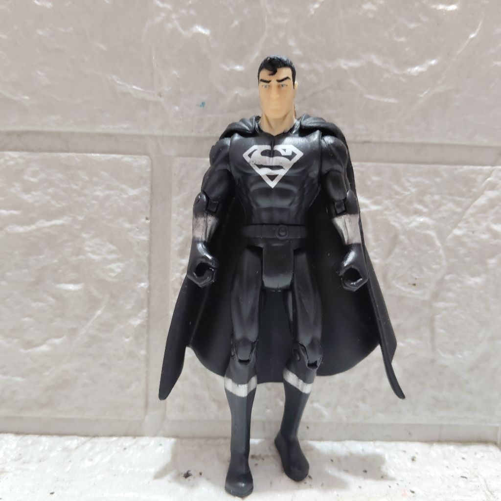 figure superman black suit figure superman prime dc universe infinite crisis