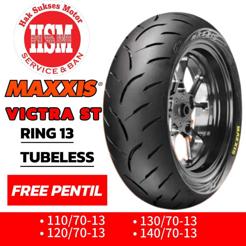 BAN MAXXIS VICTRA RING 13 TUBLES MATIC .SATUAN / SEPASANG . NMAX ADV PCX
