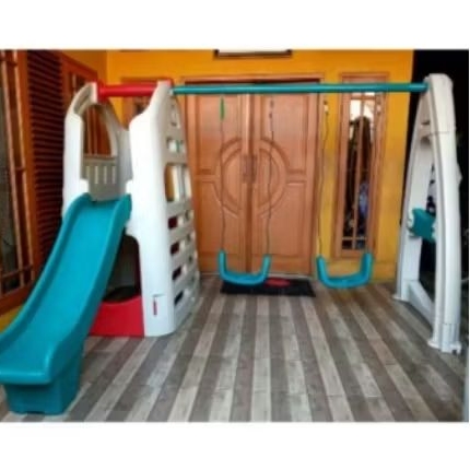 PRELOVED PEROSOTAN PROSOTAN PLOSOTAN GROW N UP DOUBLE SLIDE MAINAN ANAK TOBEBE LITTLE TIKES STEP2 ST