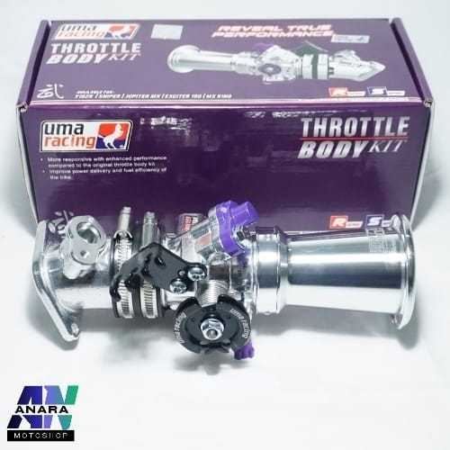 Throttle Body Kit Uma Racing Yamaha Y15ZR Mx King TB MXKING MX KING UMA RACING 34MM THROTTLE BODY UM