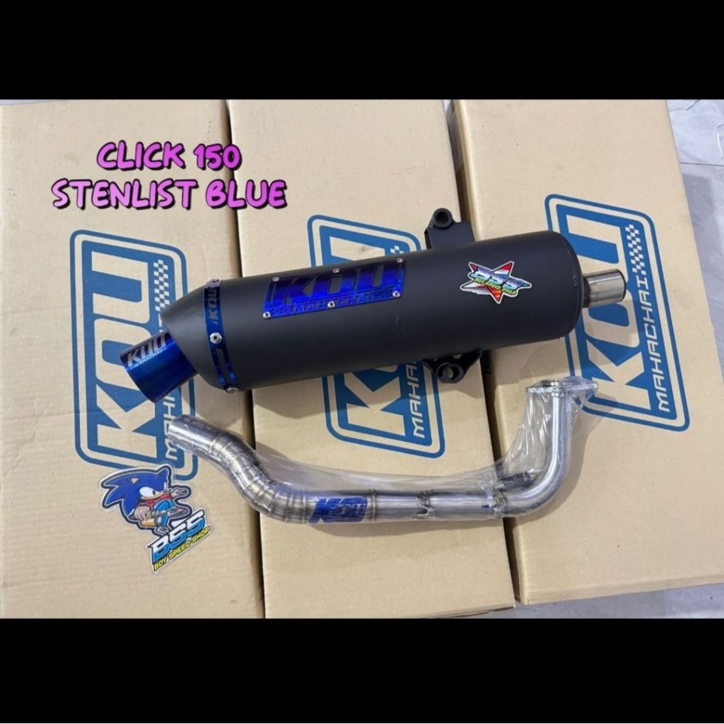 Knalpot merek KOU untuk motor Vario 150
