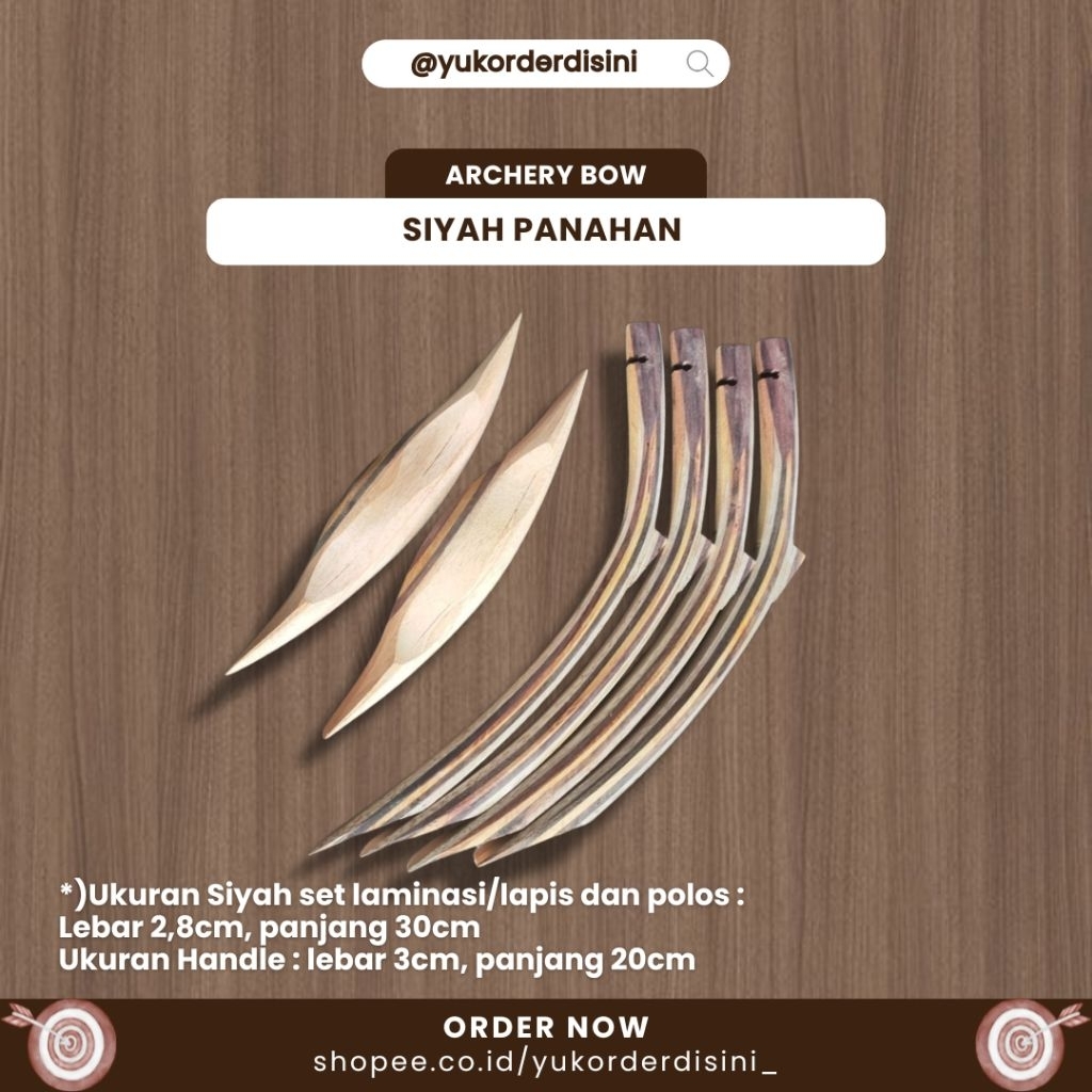 Siyah Panahan | Archery Bow Traditional | Siyah Lapis | Turkish / Crimean / Mongolian / Alibow Style