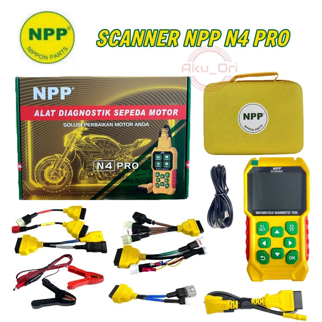 ALAT SCANNER SCENER NPP (N4 PRO) DIAGNOSTIC TOOL OBD2 ECU ECM INJECTION INJEKSI KABEL DIAGNOSTIK SEP