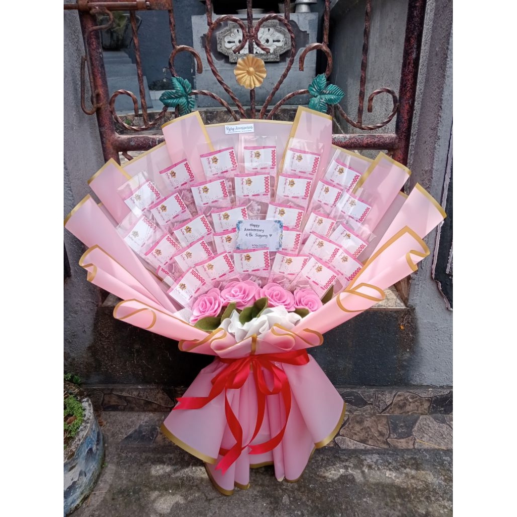 buket uang 30 lembar (kosongan)