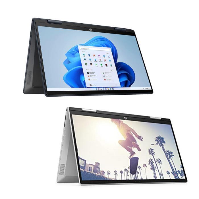 Laptop Hybrid HP Pavilion x360 14 Core i3-100U Touchscreen Bisa Lipat 360 - Incl Pen Win11 OHS ADP