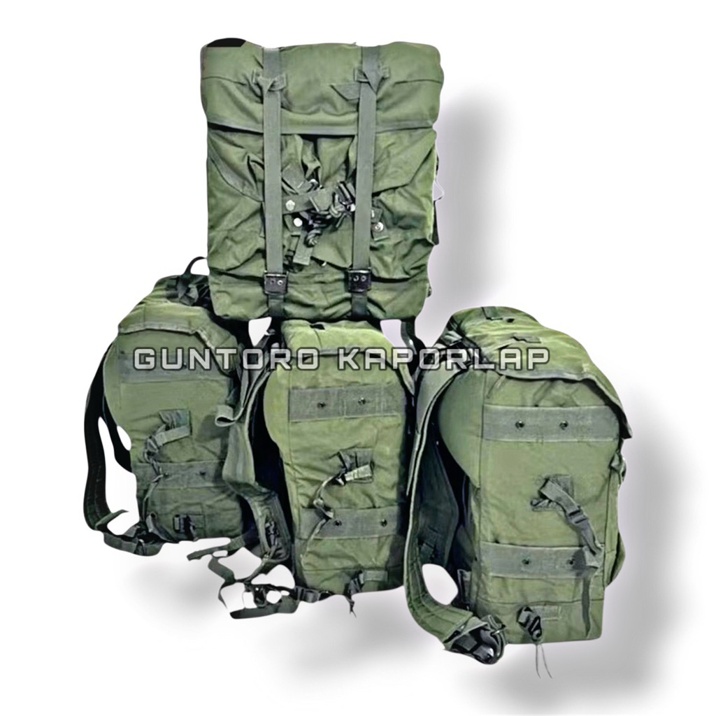 RANSEL KOREA TNI TAS RANSEL KOREA TAS RANSEL TEMPUR TAS HIJAU KOREA TAS TNI