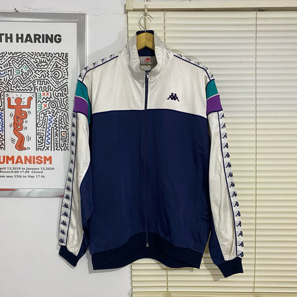 Jaket Kappa Vintage Colorblock Track Jacket