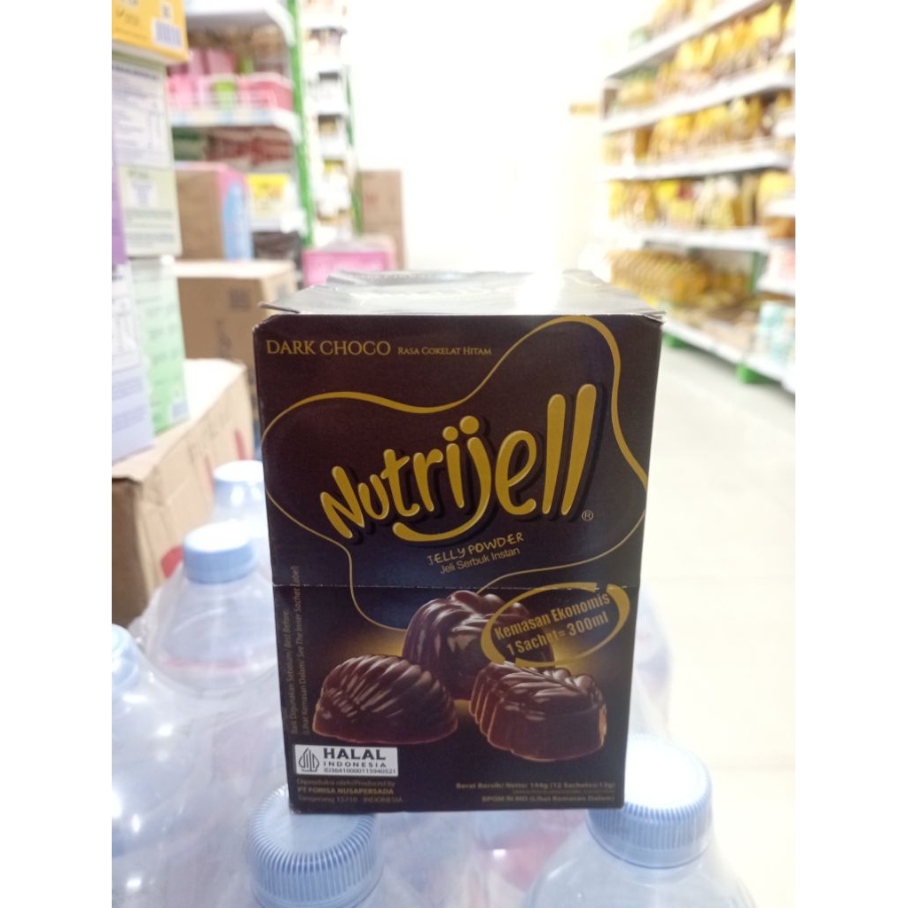 Nutrijel Ekonomis | Coklat Series | 1 Box 12 Saset - Praktis, Ekonomis, Lezat
