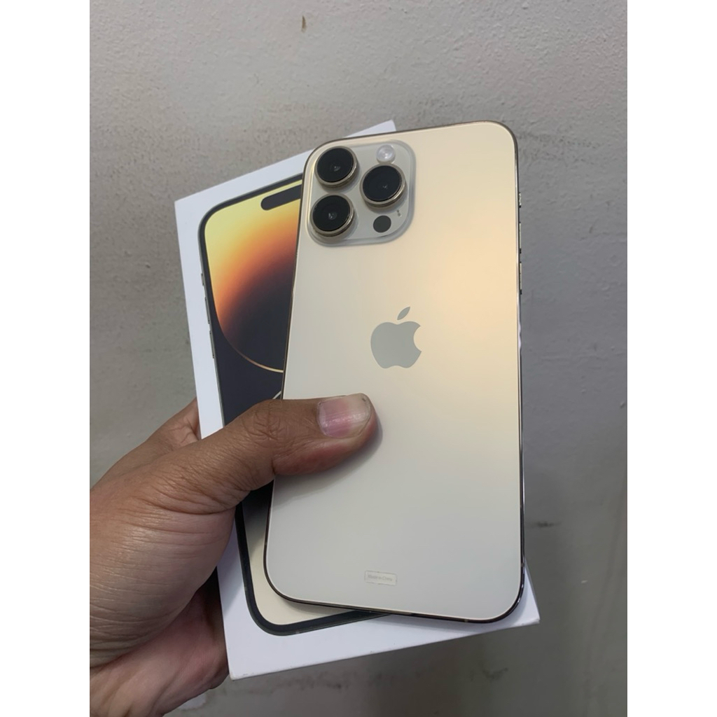 iphone 14 pro max 512GB gold resmi /fullseorigjnal