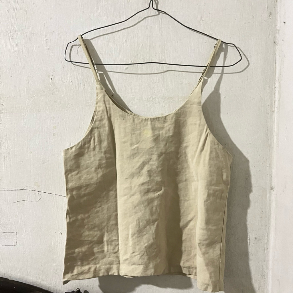 [preloved] Tanktop Kamisol Cream