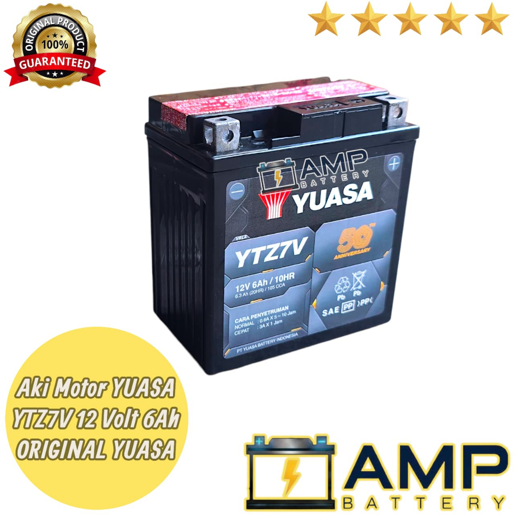 AKI ORIGINAL YAMAHA NMAX AEROX LEXI YUASA YTZ7V