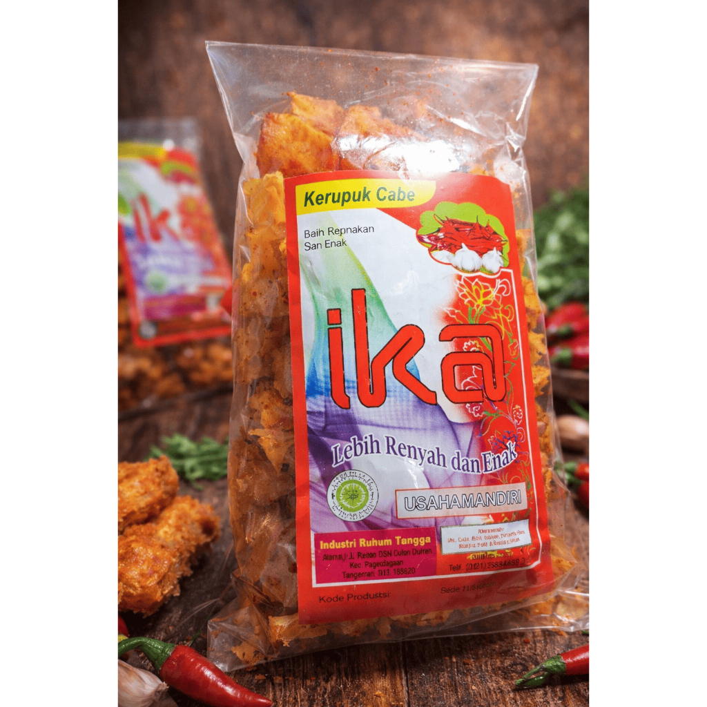 Kerupuk Cabe Pedas Dumai Ika Original