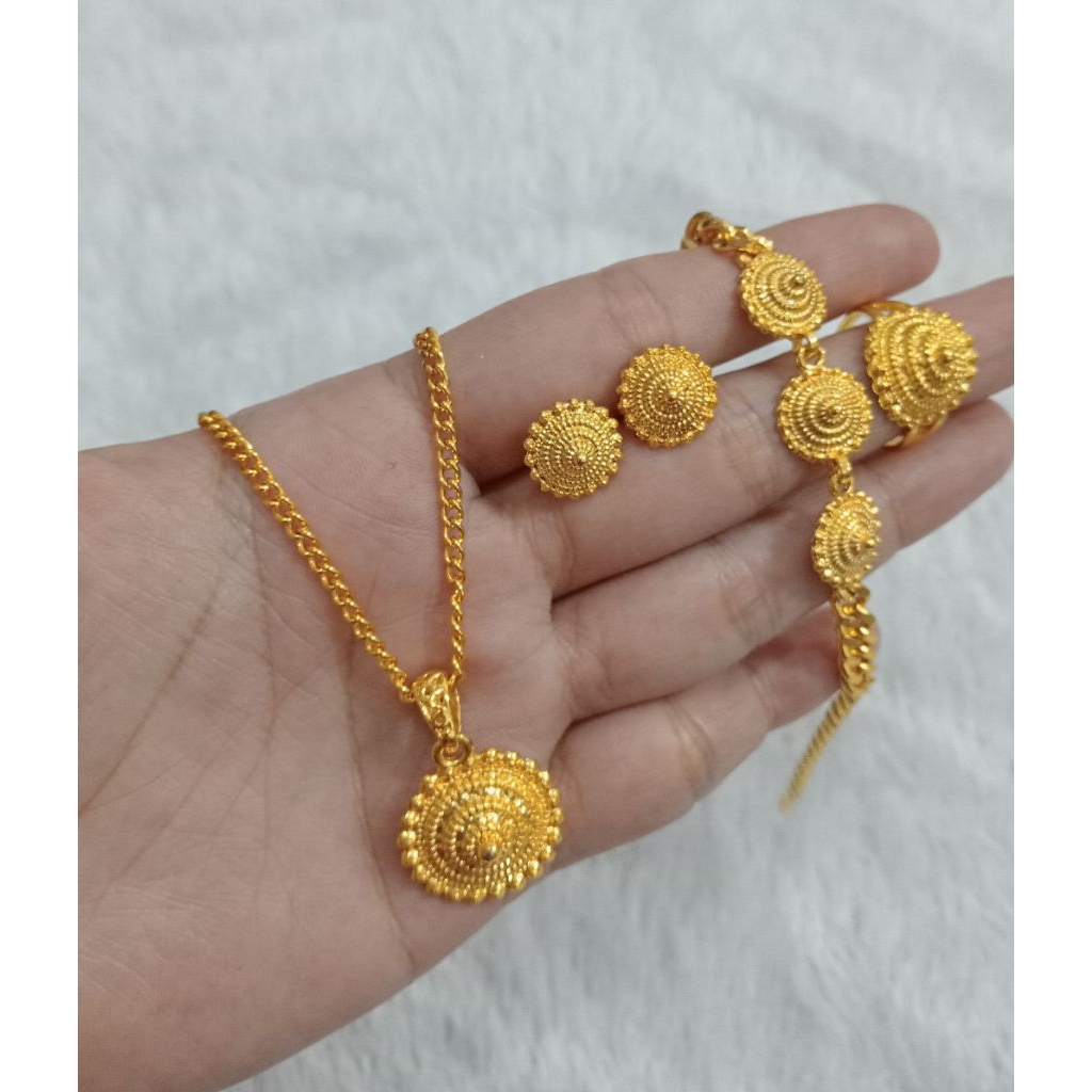 SET Perhiasan Replika Emas 24k
