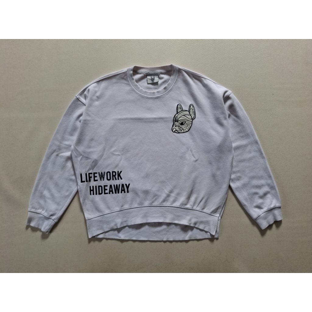 CREWNECK SWEATSHIRT LIFEWORK HIDEAWAY ORIGINAL 100%