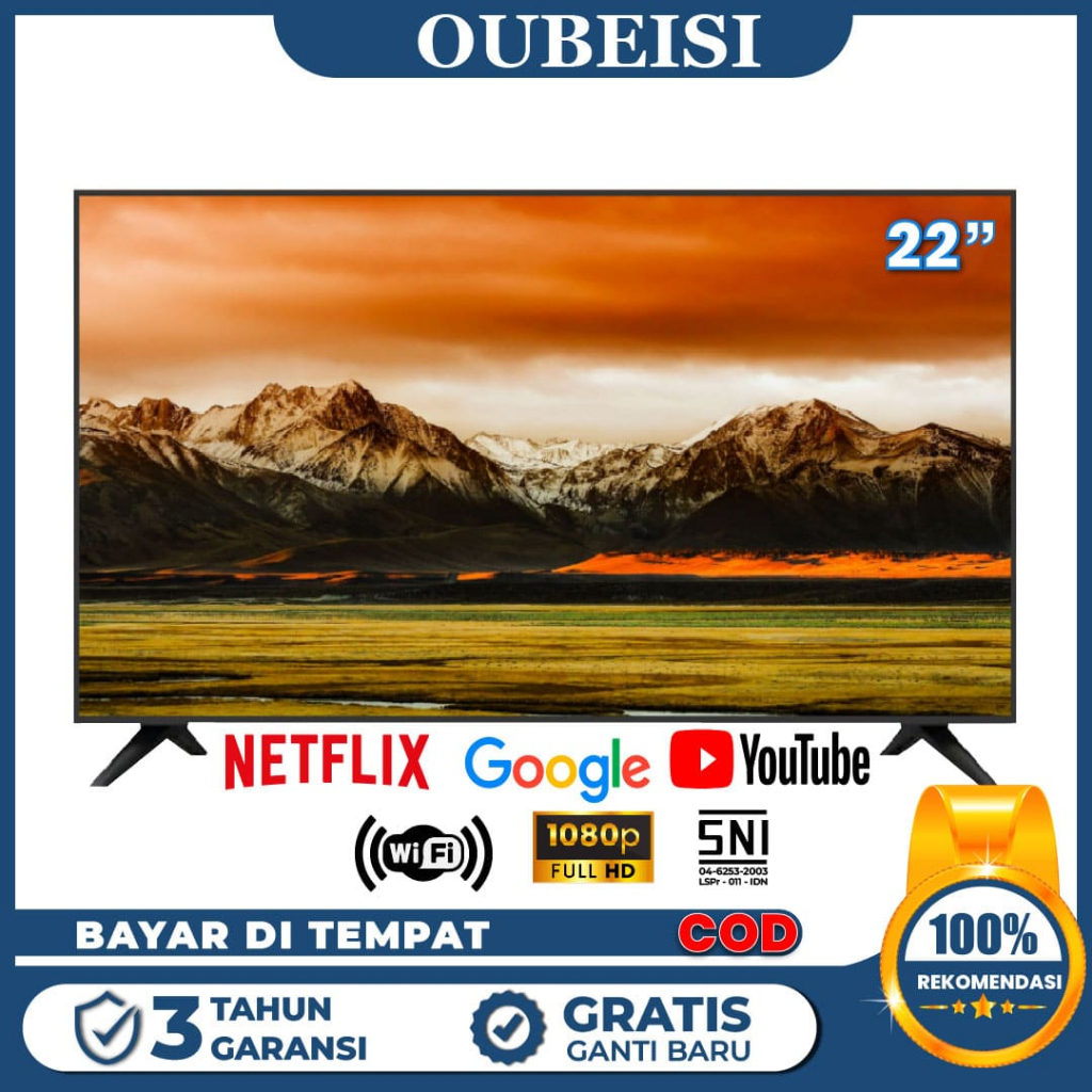 OUBEISI TV LED TV Digital/smart 19/21/22 Inch Full HD TV LED
