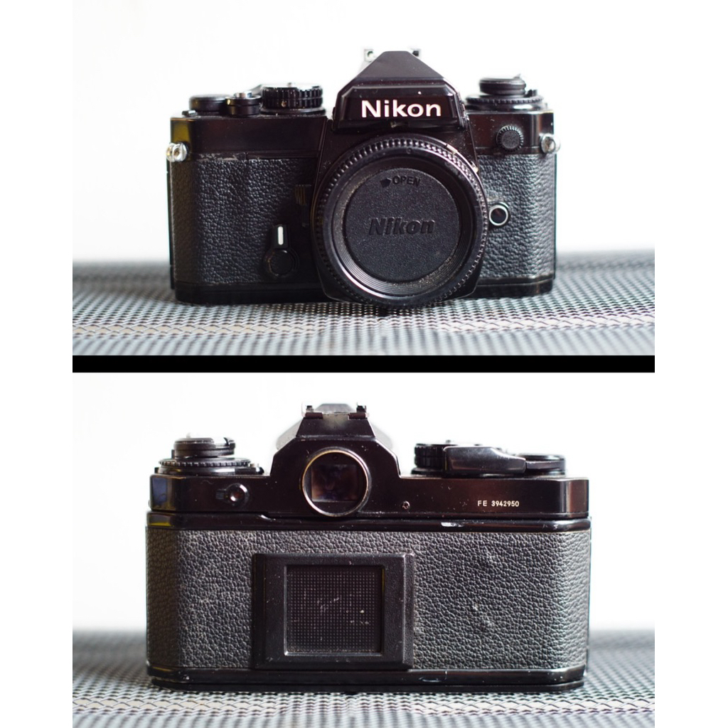 SLR Analog Nikon FE Body Only 35mm Film Camera