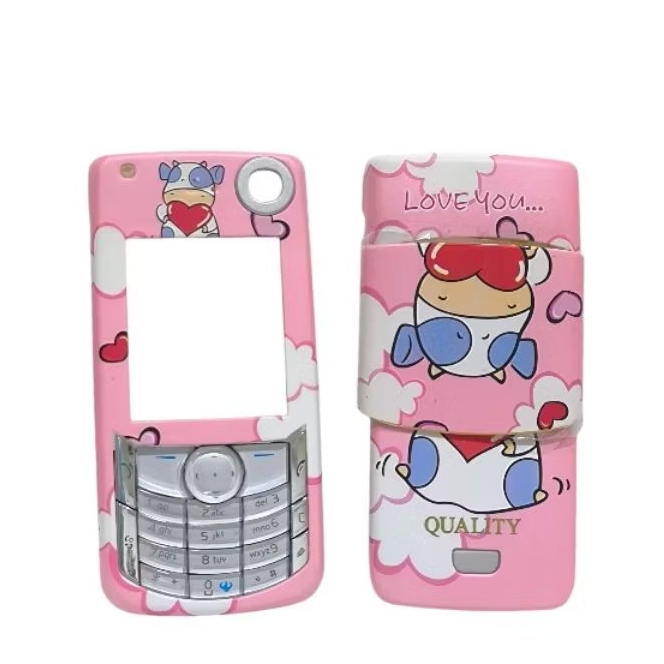 Casing Nokia 6680 Bergambar seri Moo - N6680.