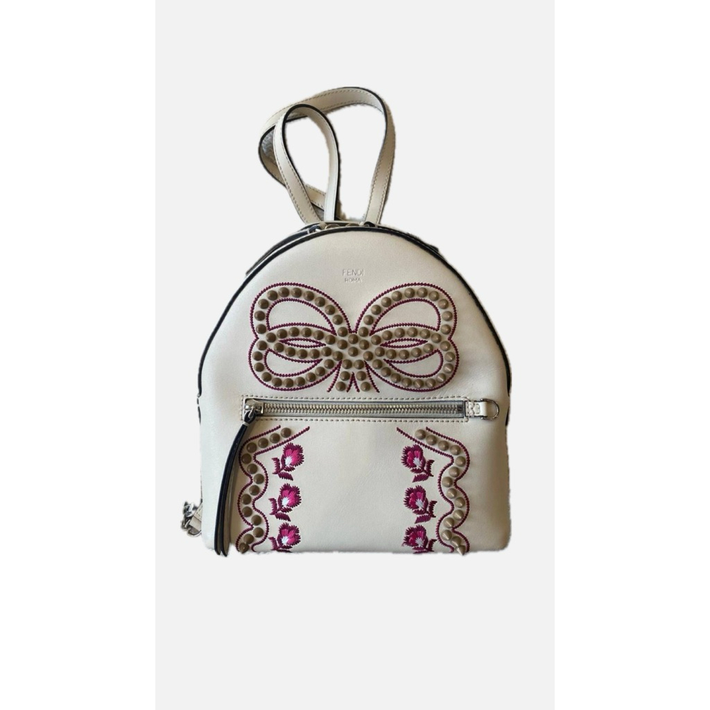 Fendi Backpack mini Ribbon studs