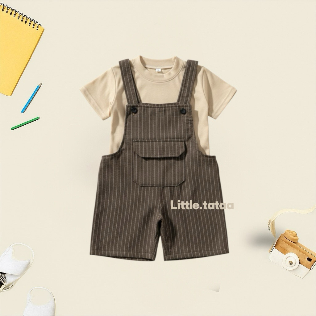 kuma jumpsuit anak laki laki perempuan overall anak usia 1-5 tahun