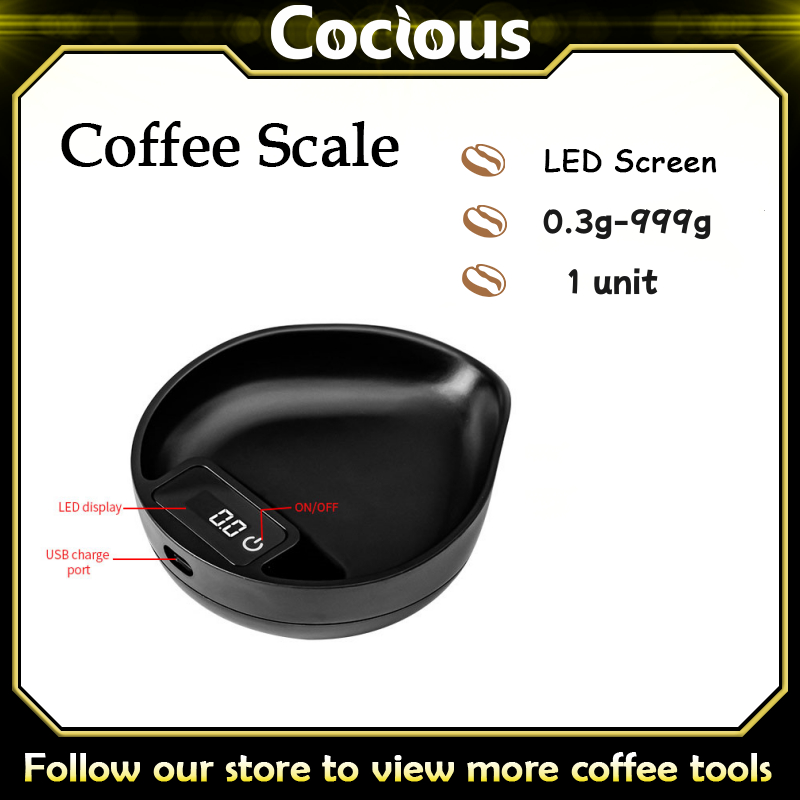 Mini coffee scale, small gram scale, precision kitchen scale, coffee scale, bean plate scale
