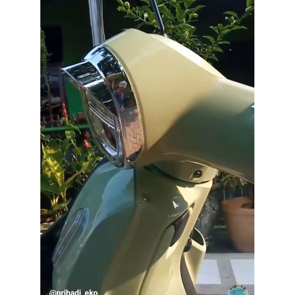 Topi Lampu Headlamp/topi Aksesoris Visor Yamaha Fazzio.