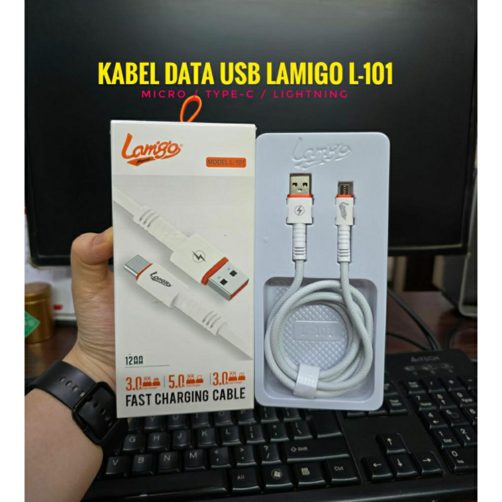 KABEL USB DATA LAMIGO L-101 FOR MICRO / TYPE-C