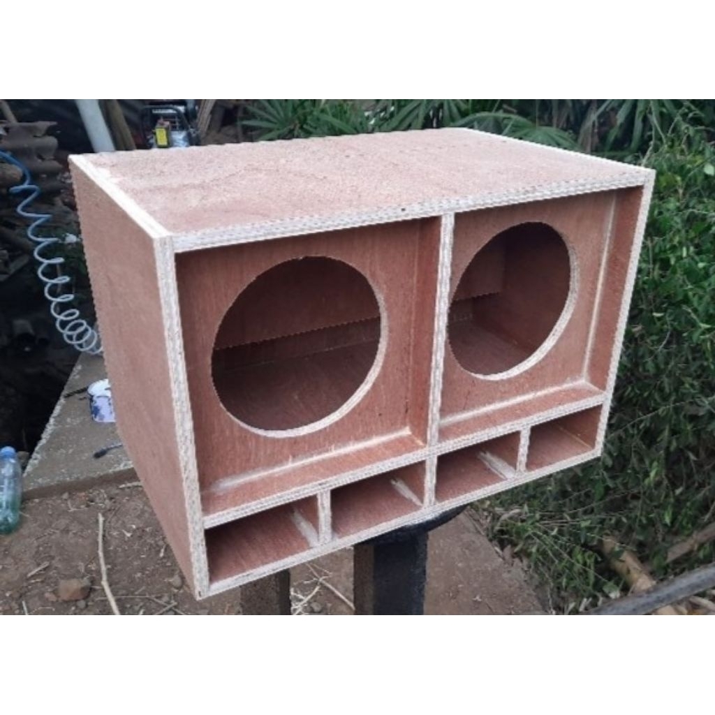 box miniscoop 8 inch double / box subwoofer 8 inch