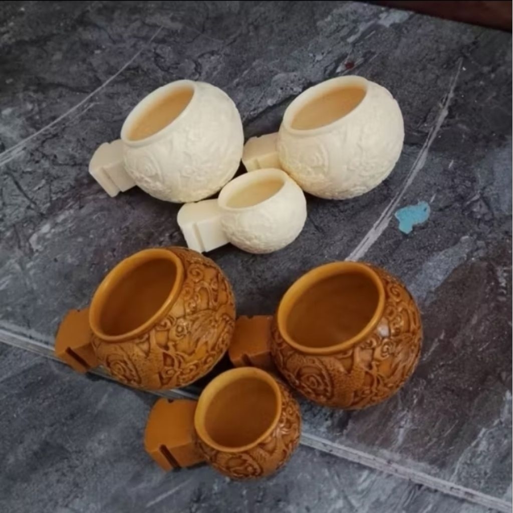 Cepuk Pakan Burung Anis/Murai Batu Motif Naga