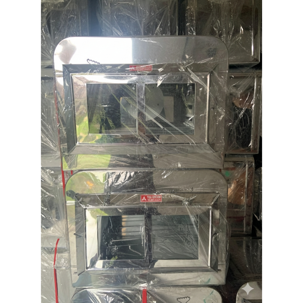 Oven Kompor Tiga berlian bahan stainless