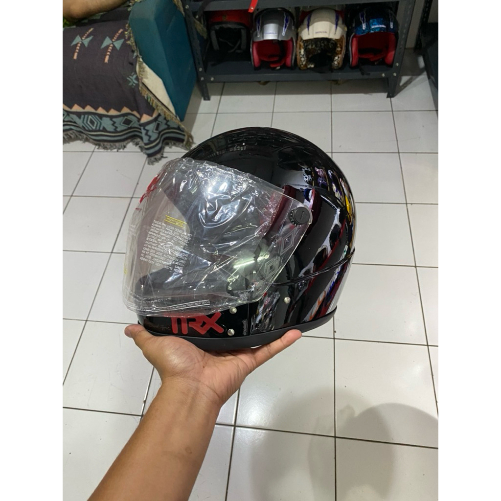 Helm honda trx jadul custom astronot